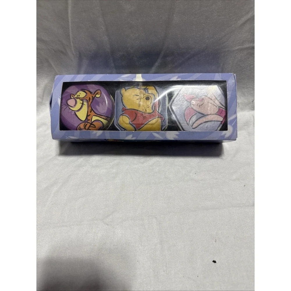 Vintage Winnie The‎ Pooh Candle Tin Set